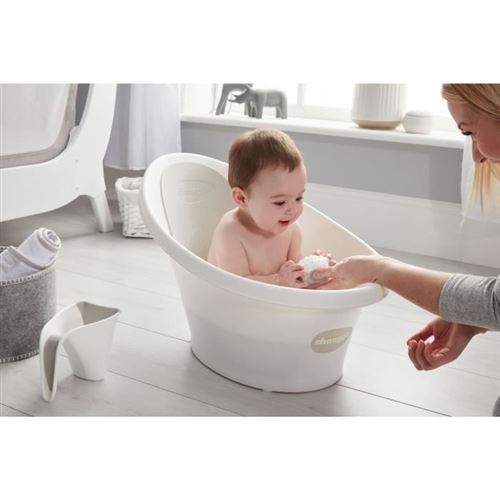 Beaba By Shnuggle Baignoire Blanc Gris Baignoires Achat Prix Fnac