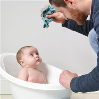 Beaba By Shnuggle Baignoire Blanc Gris Baignoires Achat Prix Fnac