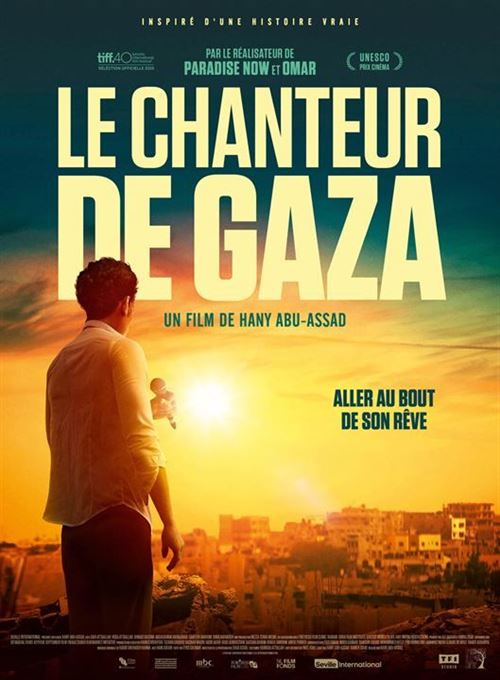 Le Chanteur de Gaza - AFFICHE CINEMA ORIGINALE