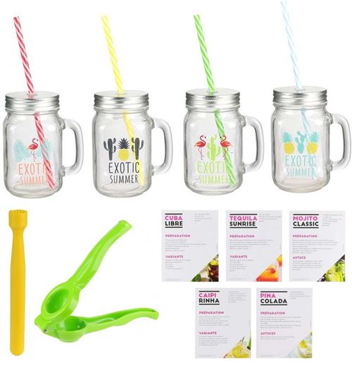 Pick & Drink - Coffret préparation cocktail accessoires et recettes