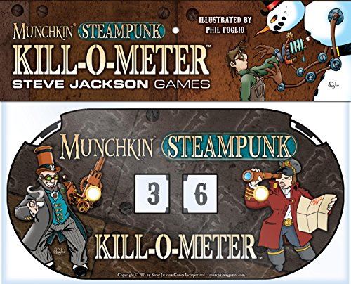 Steve Jackson Games Munchkin Steampunk Kill-O-Meter Card Game