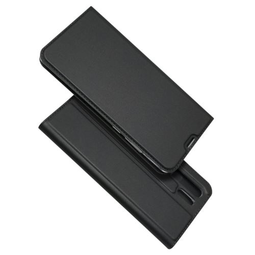 Etui en PU auto-absorbé avec support avec fente pour carte de crédit noir pour votre Huawei P30 Pro