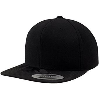 Flexfit casquette camo Visor Snapback Taille unique Noir/camouflage - 1