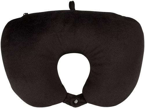Abbey coussin de cou et un oreiller 2 en 1 noir