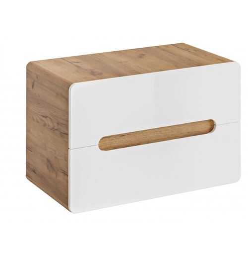 Meuble vasque mural - 80 x 46 x 59 cm - Aruba