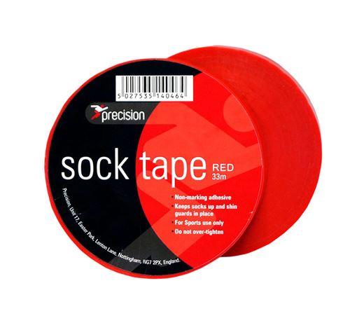 Precision Rouge Ruban Adhésif Pour Chaussettes 33 M X 19 Mm Pvc 10 Pièces - Image 1