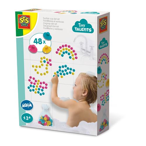 SES Creative Ventouse point art 48 pièces multicolores