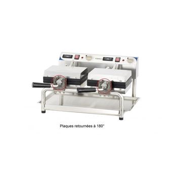 Gaufrier Professionnel Double Rotatif Ouverture 180° Casselin