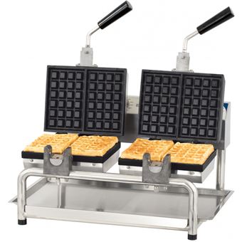 Gaufrier Professionnel Double Rotatif Ouverture 180° Casselin