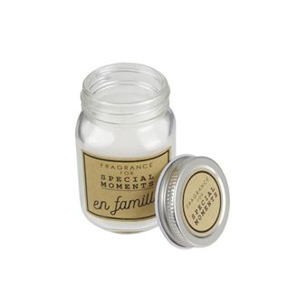 Paris Prix - Lot De 3 Bougies Parfumées spécial Moments 8cm Blanc