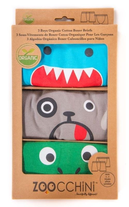Boxers Garçon (4/5ans) - Vert - Pack de 3