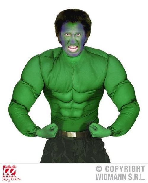 Déguisement homme vert super musclé - (42/44)