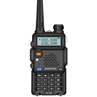 Baofeng UV-5RE Talkie-Walkie VHF/UHF 480 MHz Noir