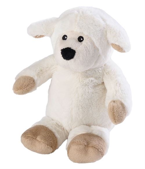 Warmies mouton câlin chaud 23 cm blanc
