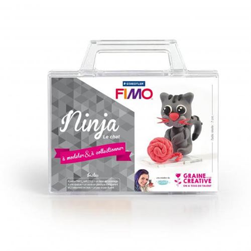 Fimo - Kit figurine - Chat
