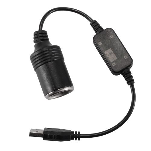 8€03 sur 5V USB à 12V allume-cigare de voiture prise femelle Step Up  convertisseur d'alimentation câble adaptateur MA1892 - Chargeur pour  téléphone mobile - Achat & prix
