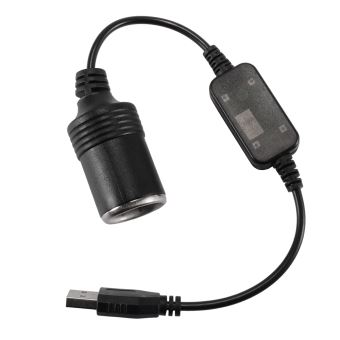 Usb C Type C à 12v Voiture Allume-cigare Socket Femelle Câble  d'alimentation