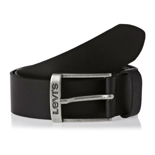 Levis Noir New Duncan Leather Belt En 226927 59 [36" - 90Cm]