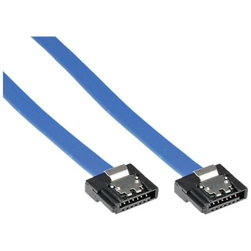 Câble InLine® SATA 6Gb / s petit connecteur 0,5 m avec loquets