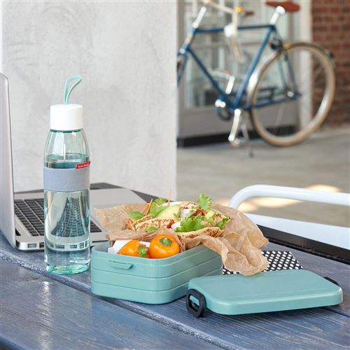 Rosti Mepal 107632092400 Boîte Déjeuner Take a Break Midi, Plastique, Nordic Green, 18,5 x 12 x 6,5 cm