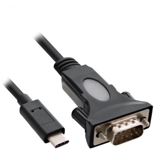 Câble adaptateur InLine® USB type C vers série, USB CM à DB9M, 0,3 m