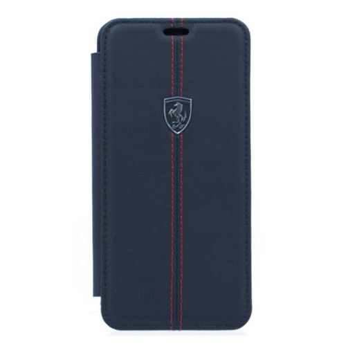 Housse Ferrari Scuderia héritage en cuir pour Galaxy S9