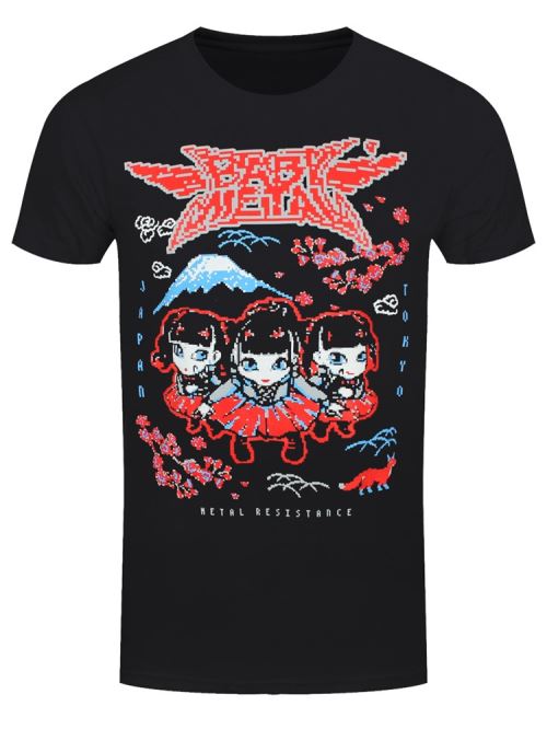 Babymetal T-Shirt Pixel Tokyo Homme Noir - Taille XXL