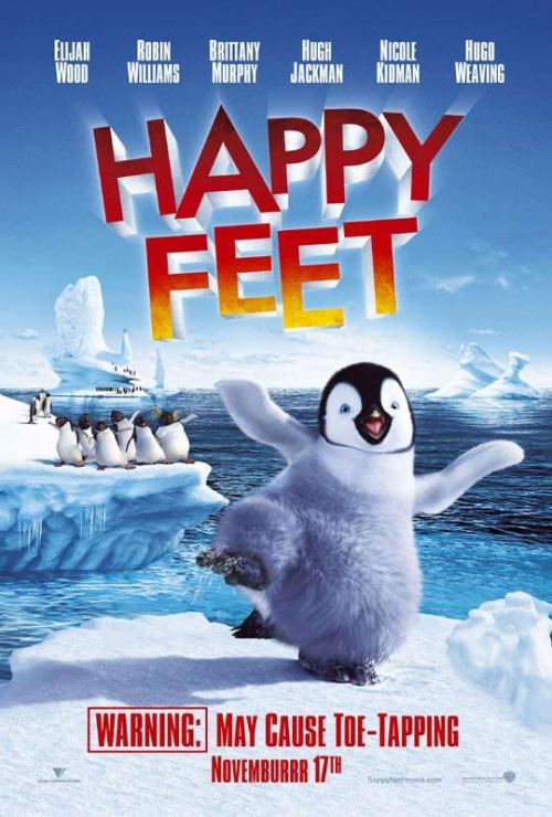 Happy Feet AFFICHE CINEMA ORIGINALE