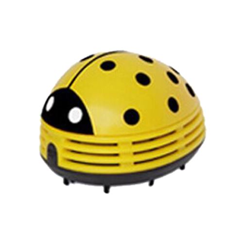 Mini aspirateur de table en forme de scarabée - Jaune