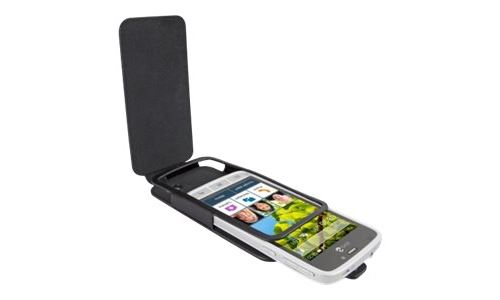 Doro Flip cover - Protection à rabat pour téléphone portable - noir - pour Liberto 820