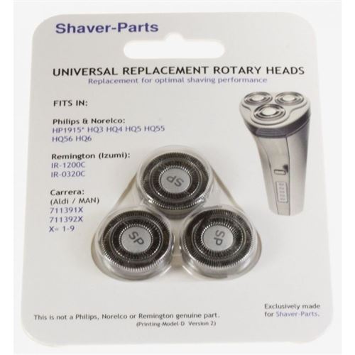 Tete De Rasoirs pour Rasoir Philips