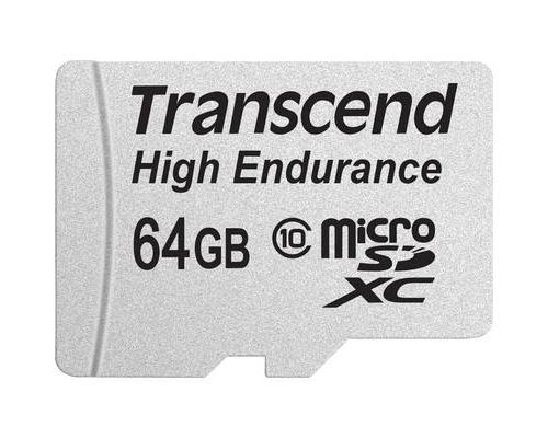 Transcend High Endurance - carte mémoire flash - 64 Go - microSDXC
