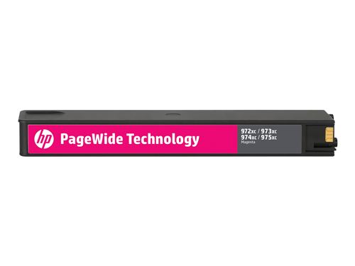 HP 973X - à rendement élevé - magenta - originale - PageWide - cartouche d'encre