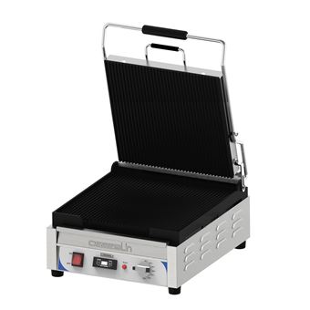 Grill Panini XL Premium Rainurée / Rainurée avec Minuteur Casselin