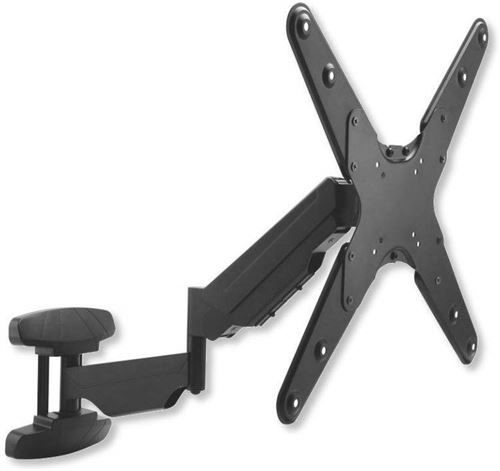 TECHLY NP Support à Mur avec Ressort à gaz pour TV Curve/Plats 23 – 55 565 mm Noir