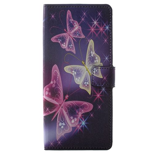 Etui en PU modèle joli papillon pour votre Samsung Galaxy Note 9