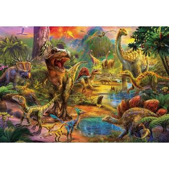 Puzzle adulte le monde des dinosaures - 1000 pieces - educa - Puzzle -  Achat & prix
