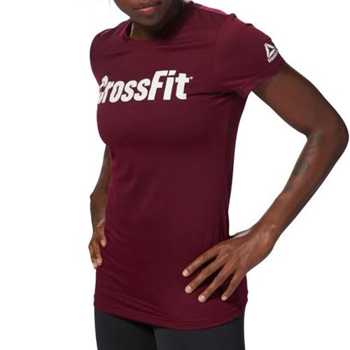 Reebok - Fef Speedwick T-Shirt Femme, Multicolore (ruswin), L