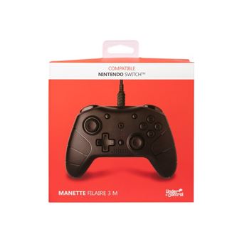 Under Control 3M V2 - Manette de jeu - filaire - noir - pour Nintendo Switch