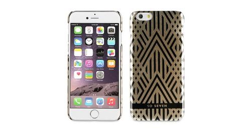 Bundle Midnight Artdeco Coque + Pochette Or Iphone 6/6s