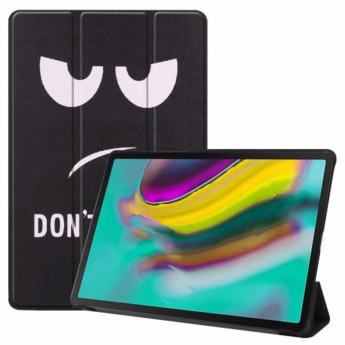 WISETONY® Etui en PU tri-pliure Motif d'oeil avec support pour votre Samsung Galaxy Tab S5E 10.5 (2019) T720/T725