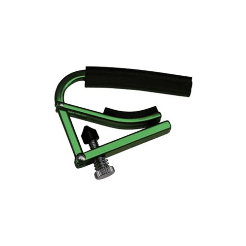Shubb L1 VERT - Capo Aluminium vert, acoustique/électrique