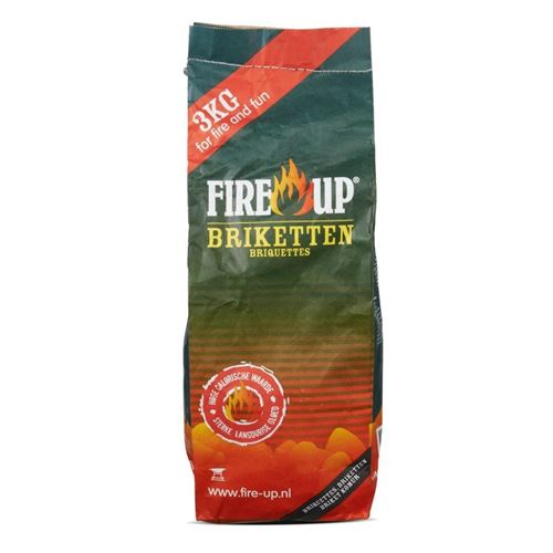 Briquettes de charbon de bois allumées 3 kg