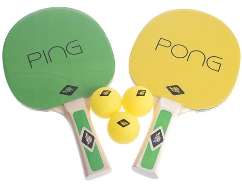 Donic Schildkr&ouml;t tennis de table set 5 pi&egrave;ces vert / jaune