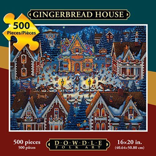 DOWDLE Dowdle Jigsaw Puzzle - gingerbread House - 500 Piece