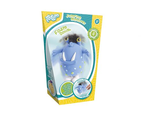 Totum ensemble artisanal pour créer votre propre monstre sauteur de bleu d'argile