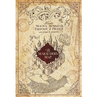 Abystyle Harry Potter Poster Carte Du Maraudeur 91 5x61