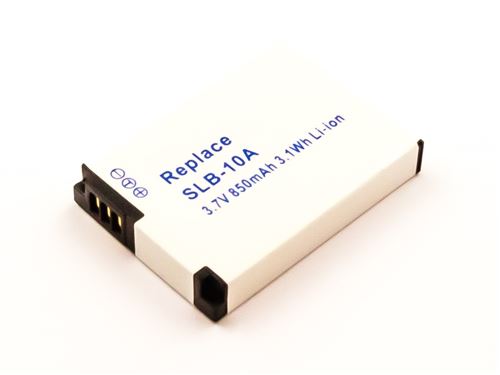 Battery similar SAM SLB-10A, Li-ion, 3,7V, 850mAh, 3,1Wh