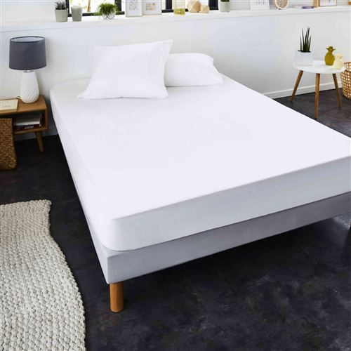 Protège matelas Anti Acariens Molleton 100% coton silencieux 90x190/200