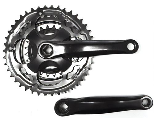 BLS pédalier 22-32-42T 152 mm -4 mm noir